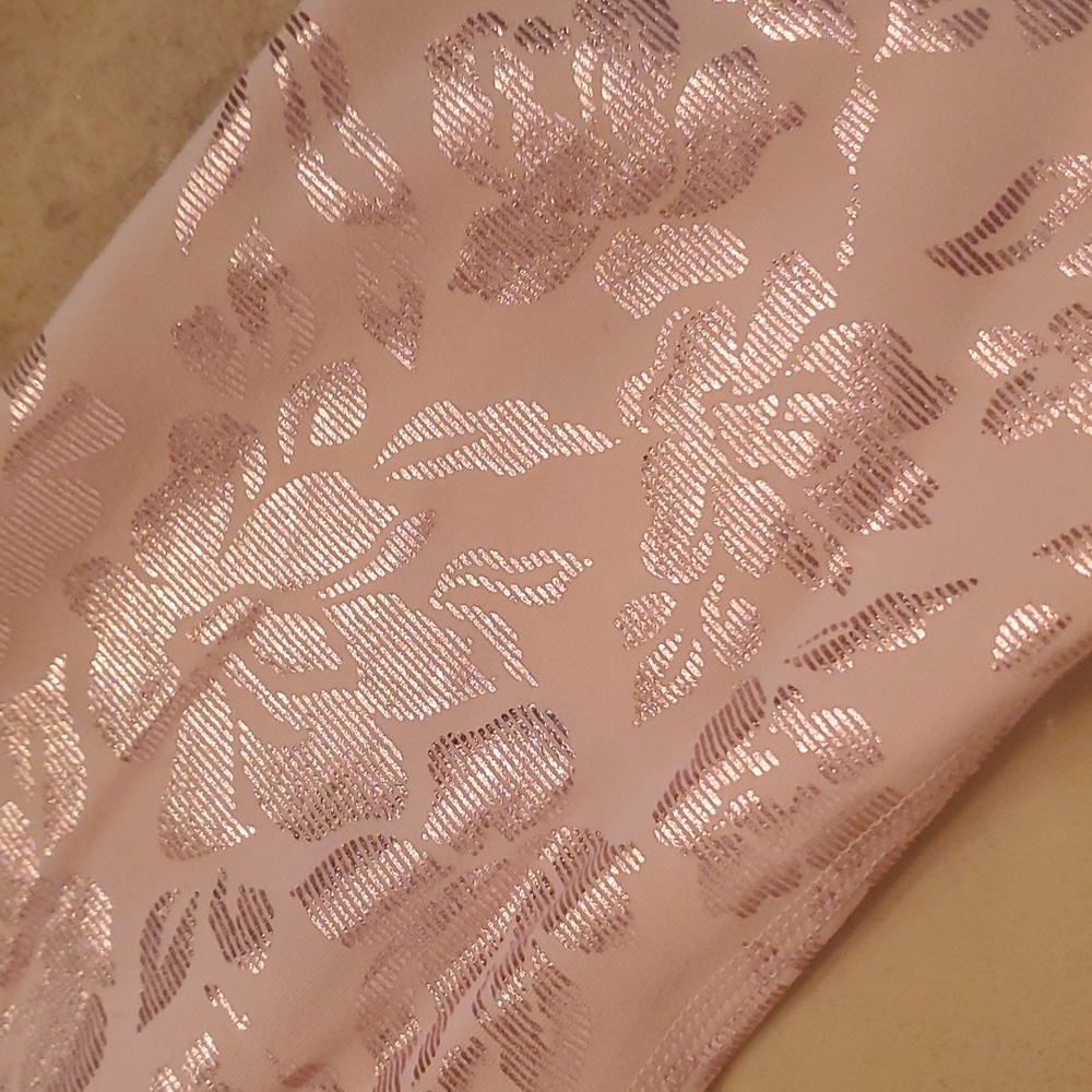 Fabletics Pink Floral Leggings
